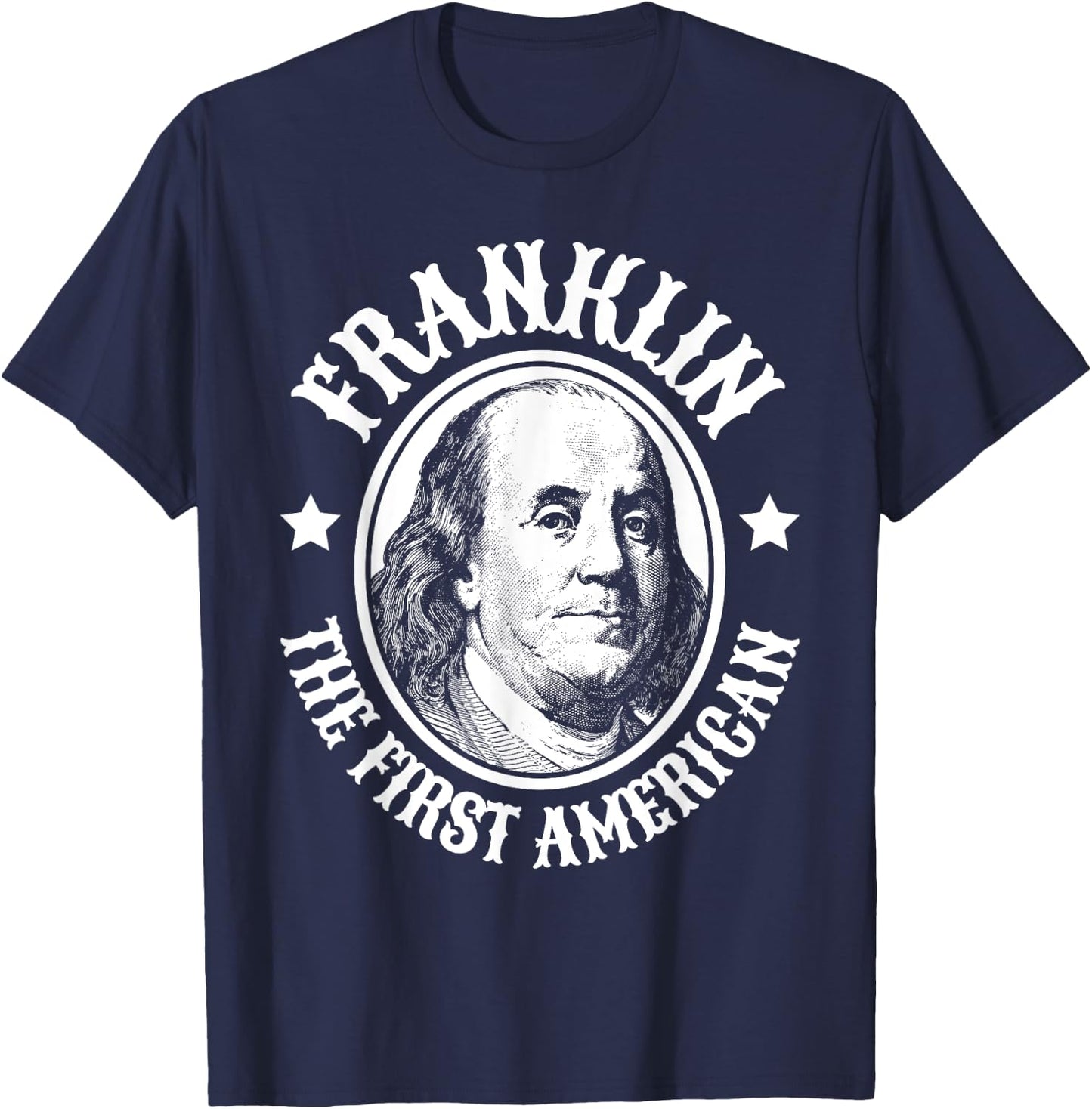 Ben Benjamin Franklin T-Shirt - T-Shirt | Navy
