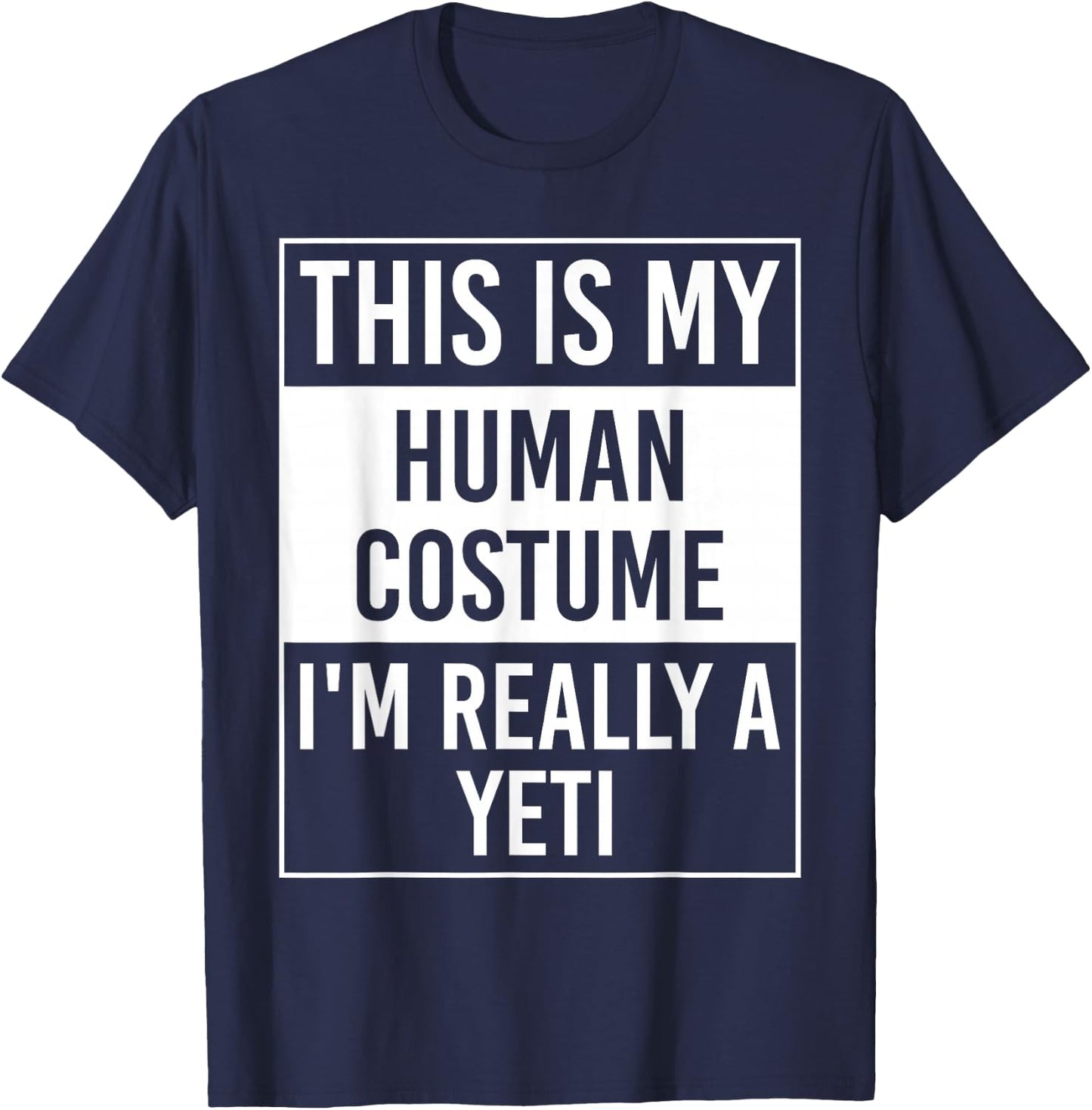 I'm Really Yeti T-Shirt - T-Shirt | Navy