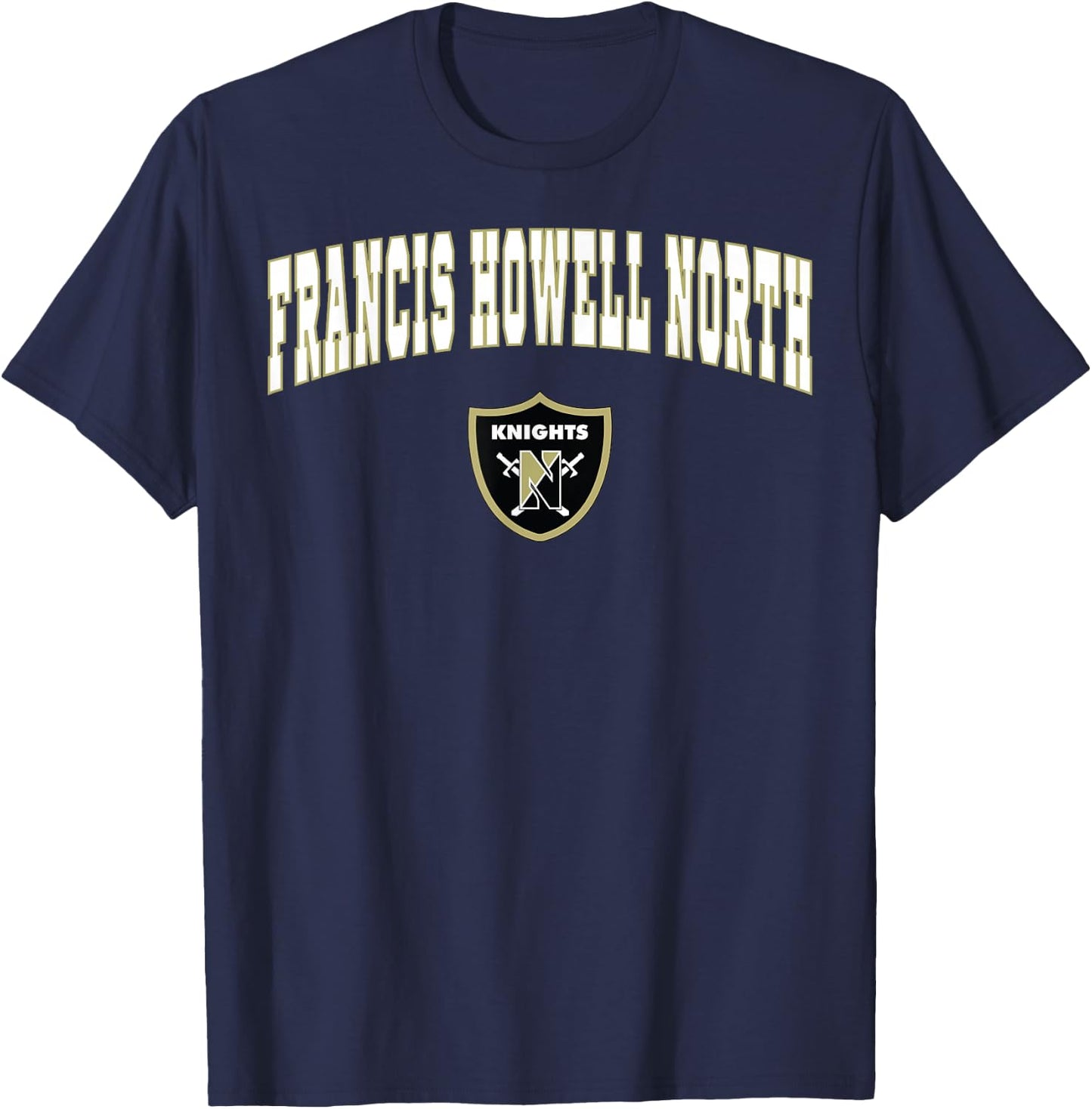 Francis Howell North High School Knights T-Shirt - T-Shirt | Navy