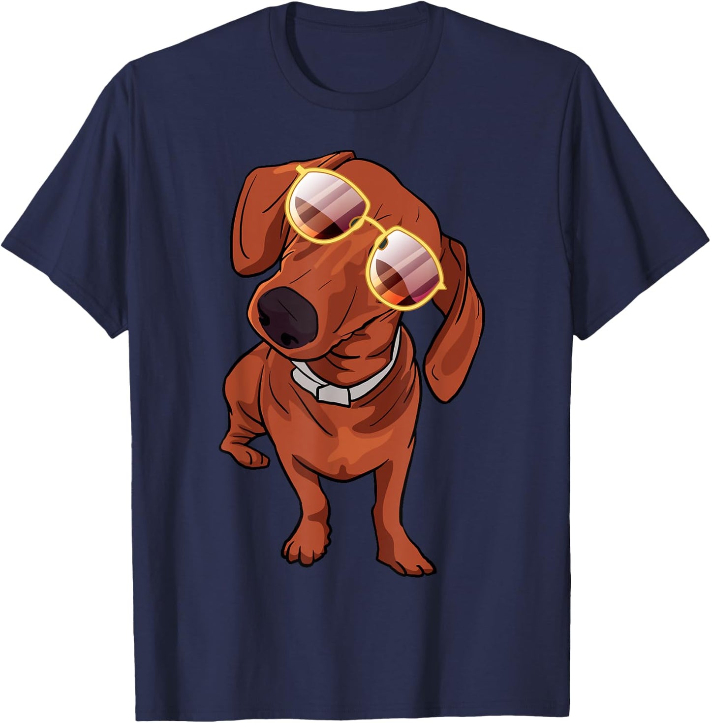 Dachshund Shirt, Funny for Cute Dog Lovers Men Women Kids T-Shirt - T-Shirt | Navy