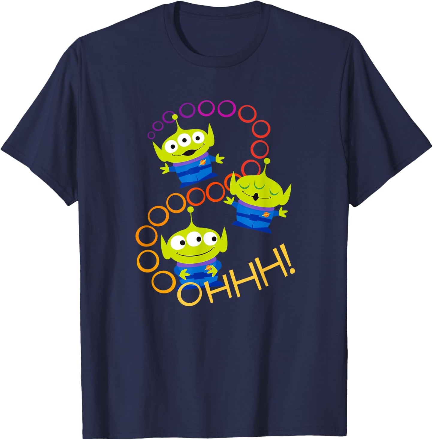 Disney Pixar Toy Story 4 Aliens Rainbow T-Shirt - T-Shirt | Navy