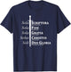 Five Solas Reformed Christian T-Shirt - T-Shirt | Navy