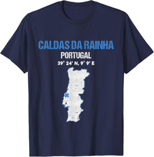 Caldas da Rainha Portugal City T-Shirt - T-Shirt | Navy