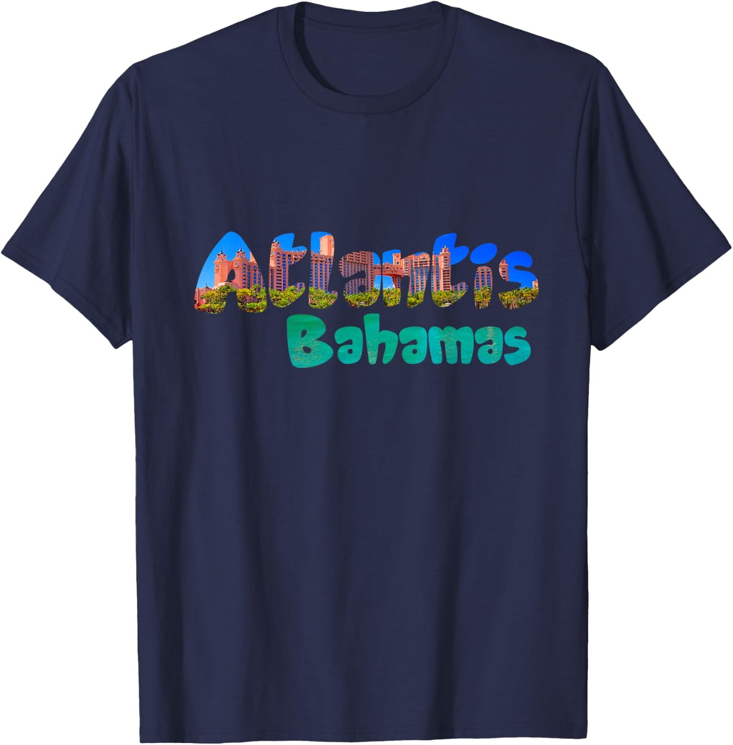 Atlantis Bahamas . T-Shirt - T-Shirt | Navy