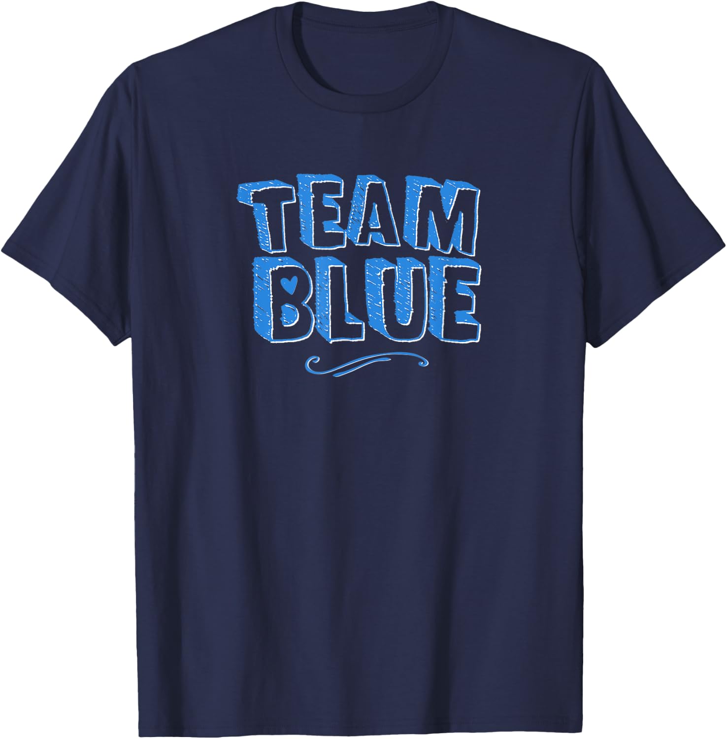 Team Blue Mom Dad Boy Gender Reveal Announcement Matching T-Shirt - T-Shirt | Navy