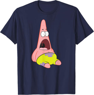 Spongebob Squarepants - Patrick Surprise Attack T-Shirt - T-Shirt | Navy
