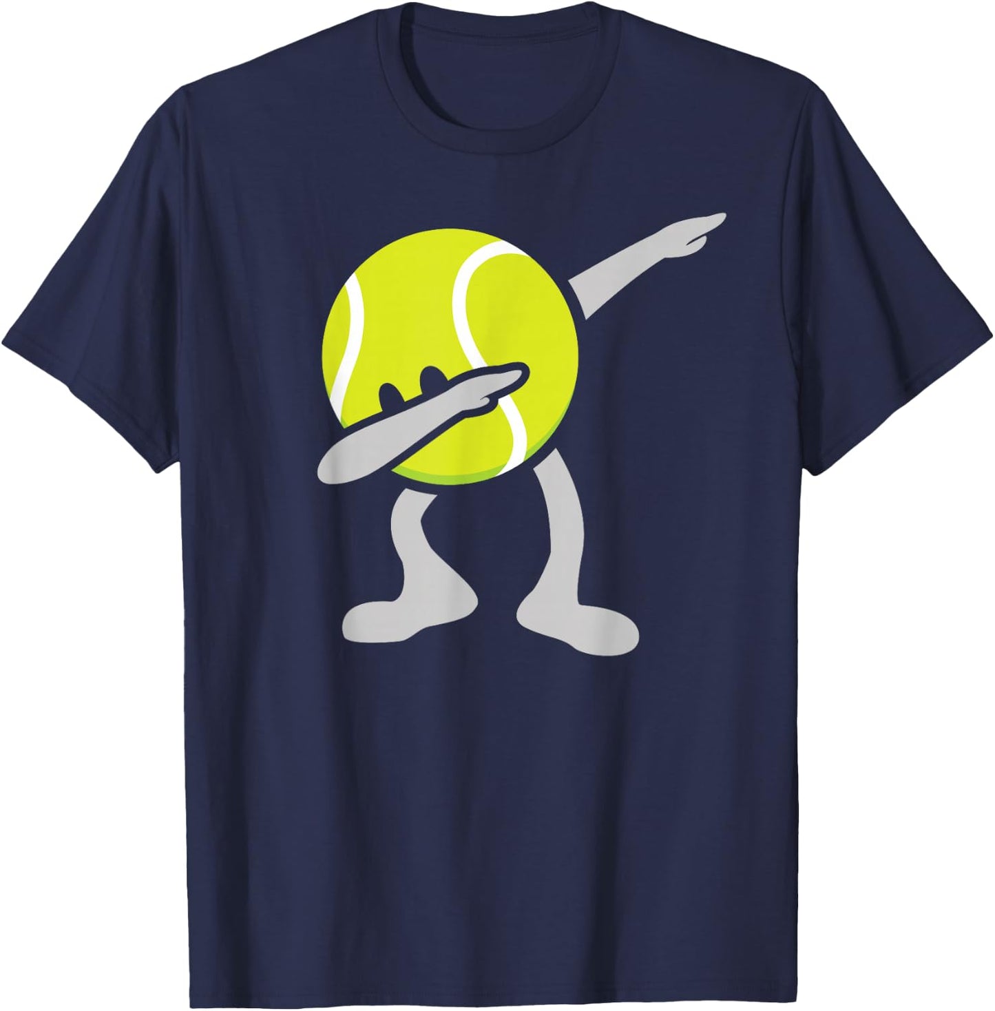 Funny Dabbing Tennis Ball T-Shirt - T-Shirt | Navy