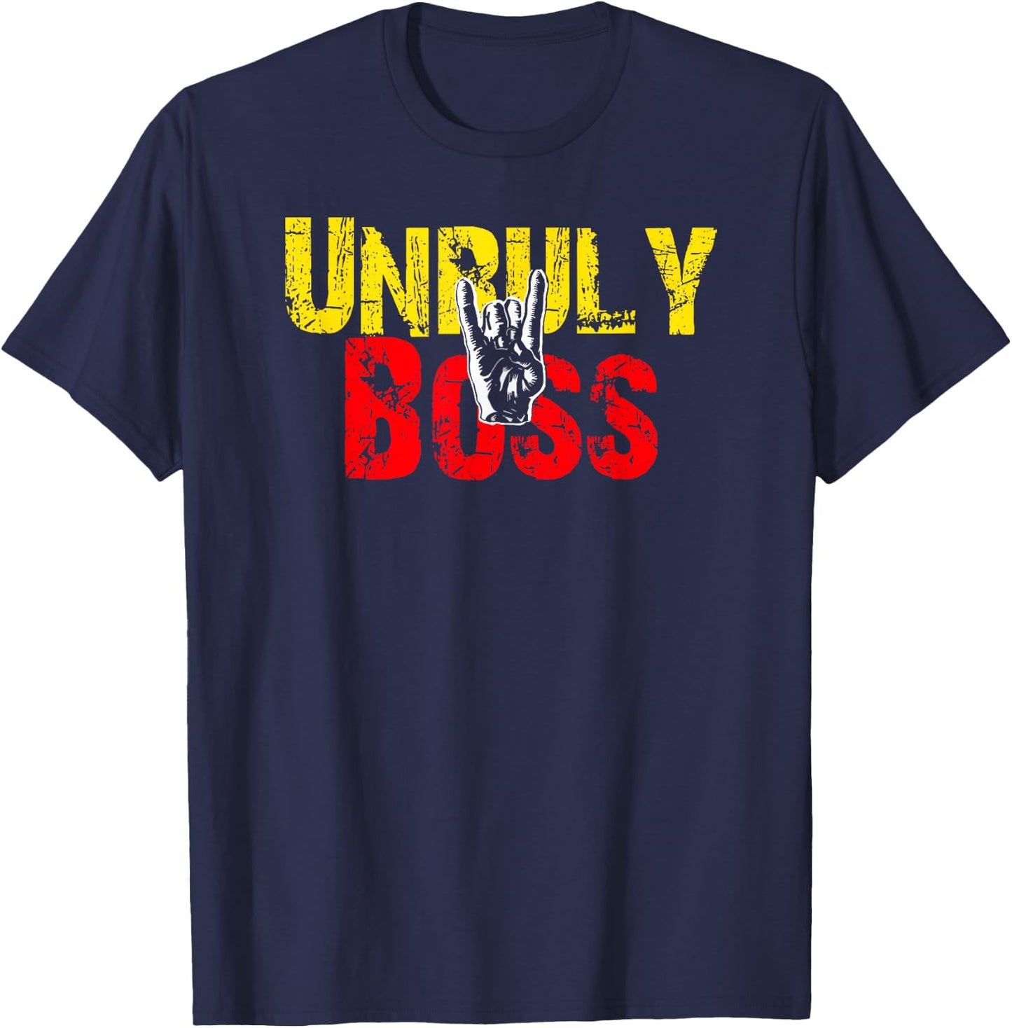 Unruly Boss Jamaica! Jamaican Dancehall Fan T-Shirt - T-Shirt | Navy