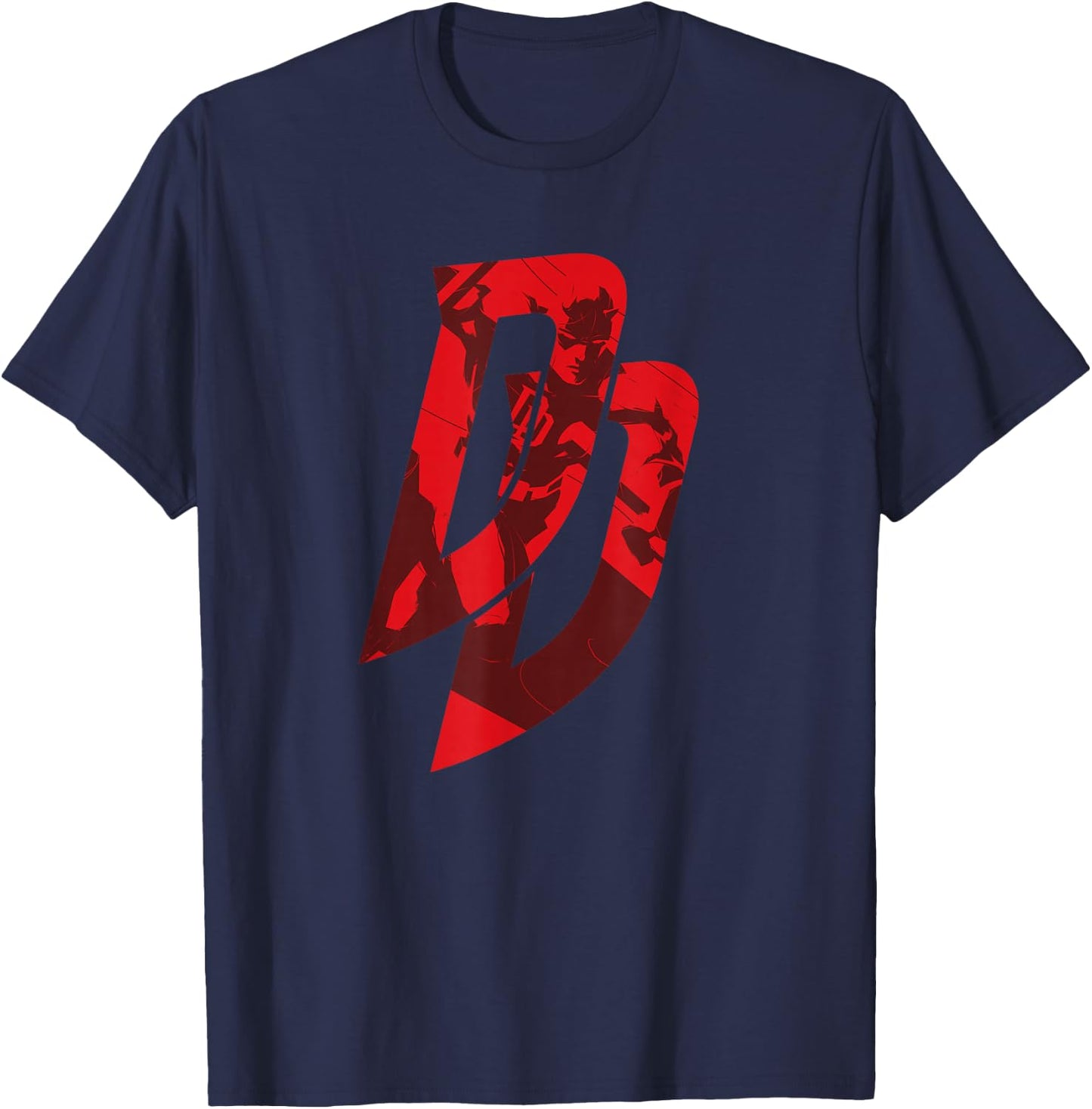 Marvel Daredevil Logo T-Shirt - T-Shirt | Navy
