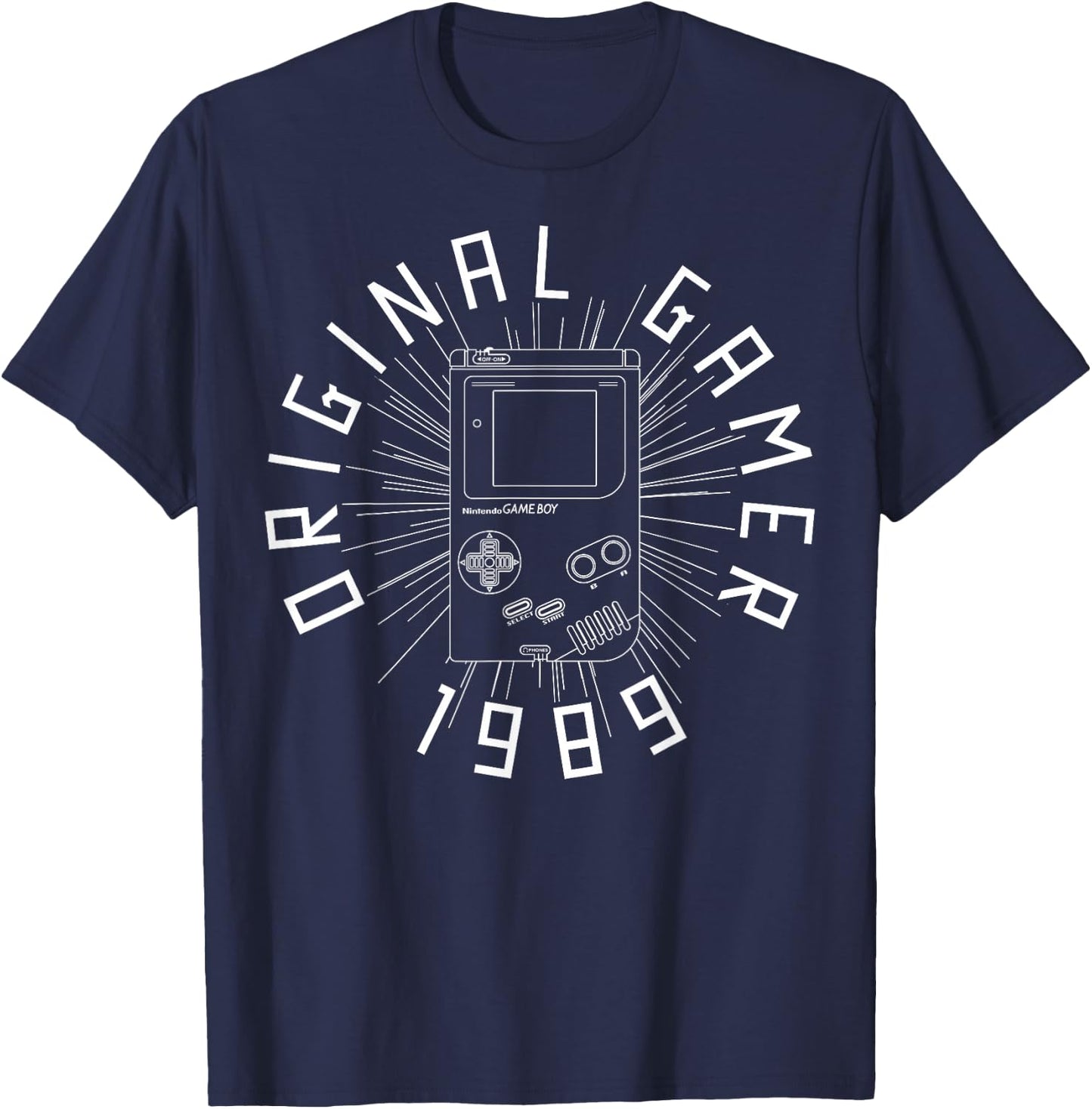 Nintendo Gameboy Original Gamer '89 Graphic T-Shirt - T-Shirt | Navy