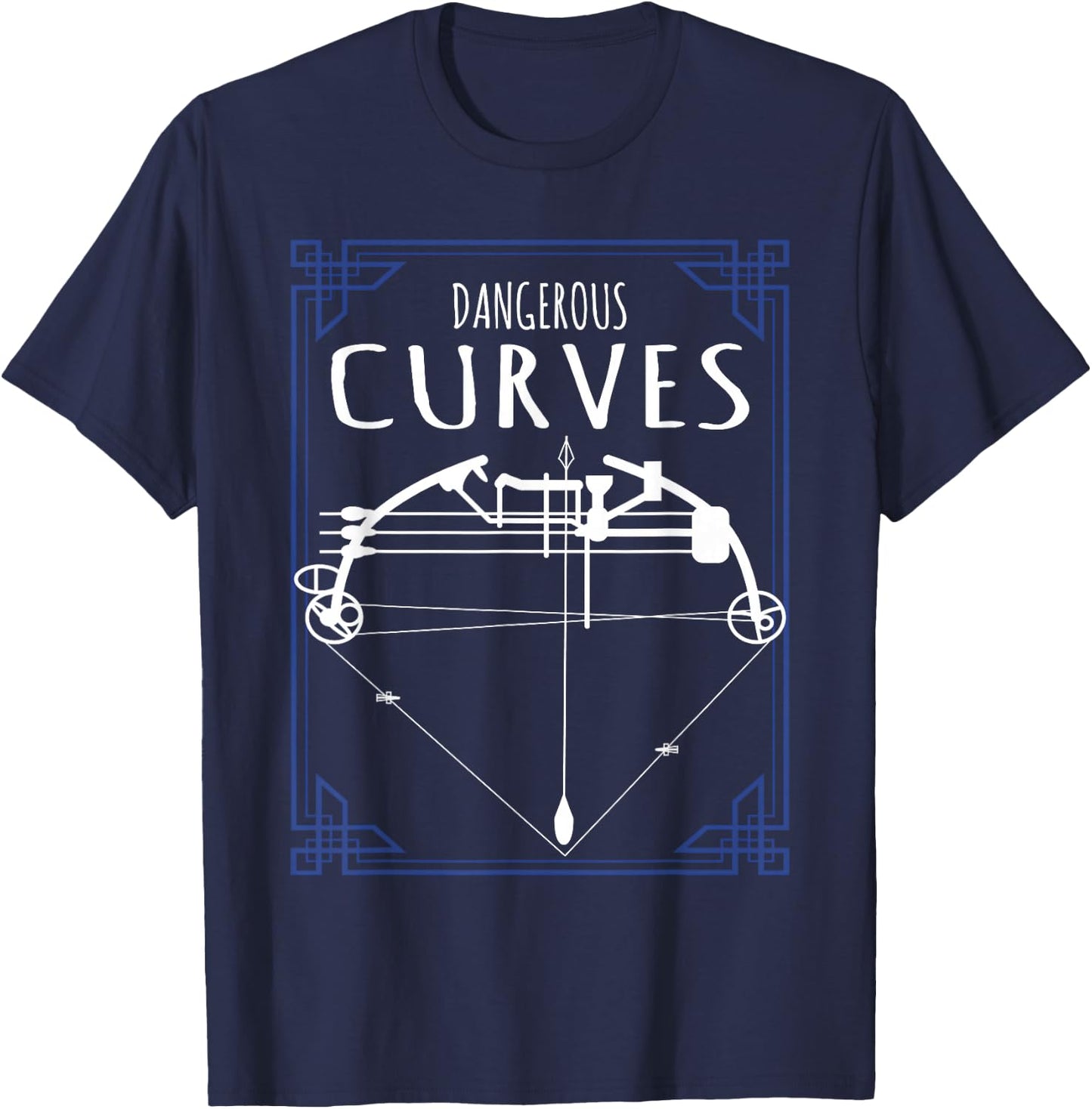Arrow and bow design just like archery, Ok Archer T-Shirt - T-Shirt | Navy