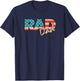 Rad Dad 1990's Retro Gift Farther T-Shirt - T-Shirt | Navy