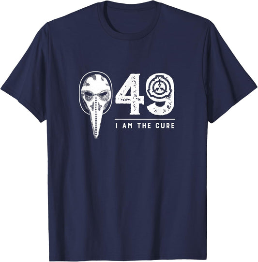 SCP-049 Plague Doctor SCP Foundation - I Am The Cure Shirt T-Shirt - T-Shirt | Navy