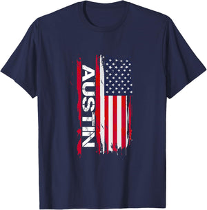 Austin And T-Shirt - T-Shirt | Navy
