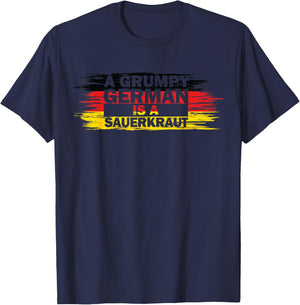 German Sauerkraut Oktoberfest Food Germany T-Shirt - T-Shirt | Navy