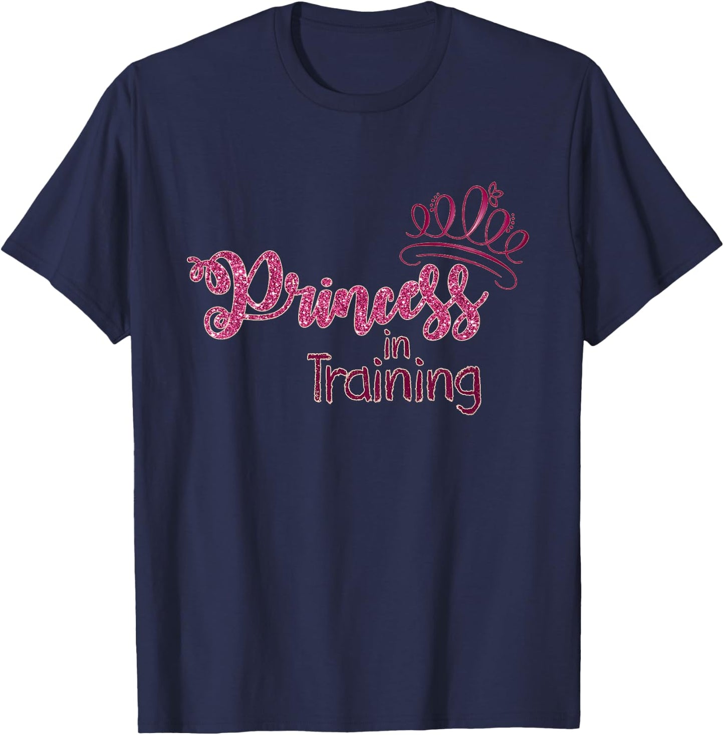 Kids Princess in Training T-Shirt - T-Shirt | Navy