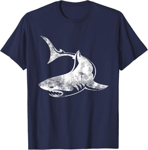 Shark - Cool Shark T-Shirt - T-Shirt | Navy
