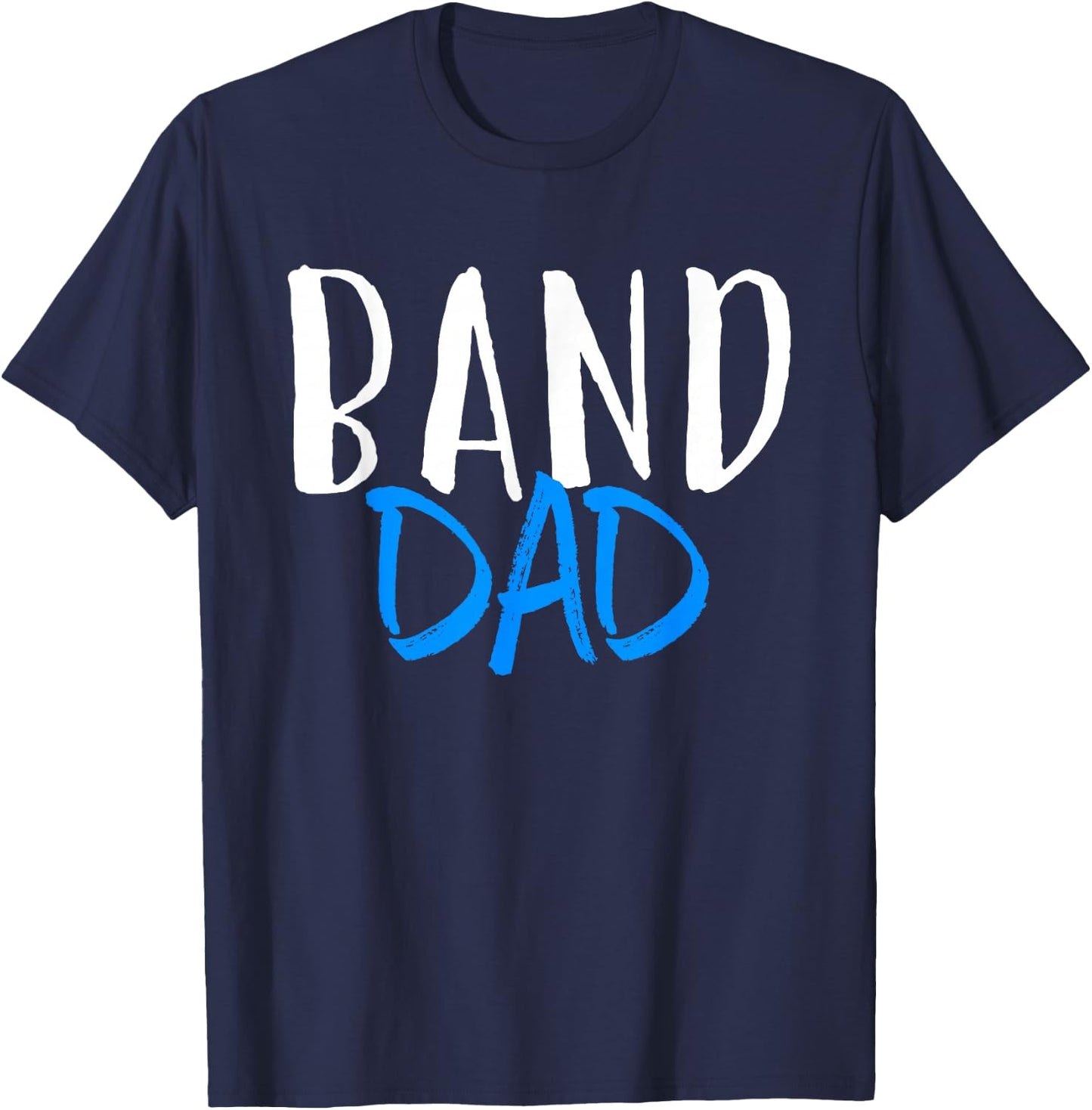 Marching Band Dad Funny Gift Christmas T-Shirt - T-Shirt | Navy