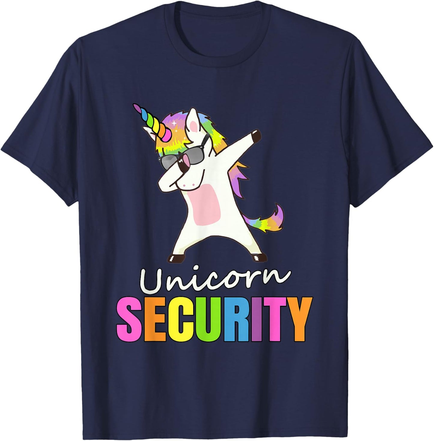 Unicorn Security T-Shirt - T-Shirt | Navy