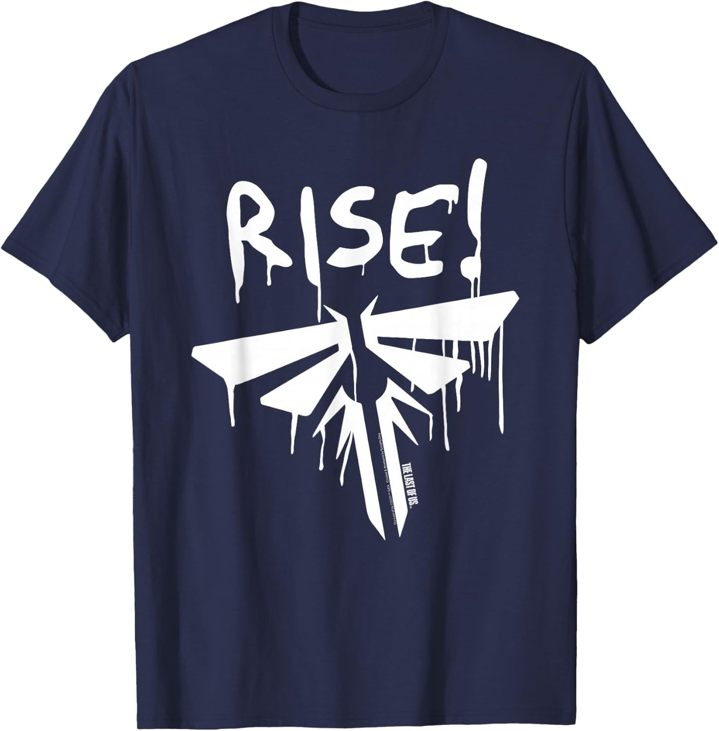 The Last of Us Fire Fly Rise T-Shirt - T-Shirt | Navy