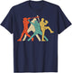 Baseball Retro Vintage Catcher Pitcher Batter Boys Men Sport T-Shirt - T-Shirt | Navy