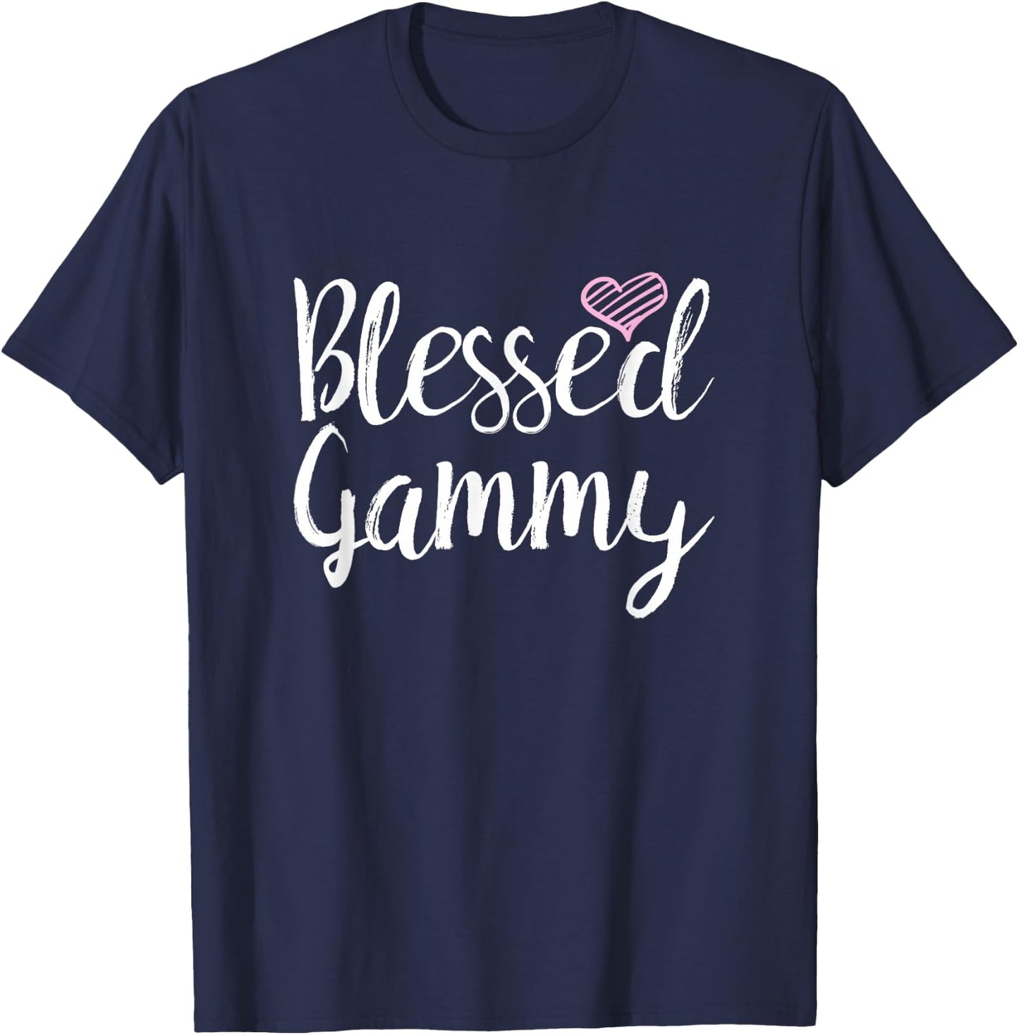 Blessed Gammy - Grandma Gifts T-Shirt - T-Shirt | Navy