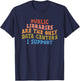 Public Libraries are the only Data Centers i Support T-Shirt - T-Shirt | Navy
