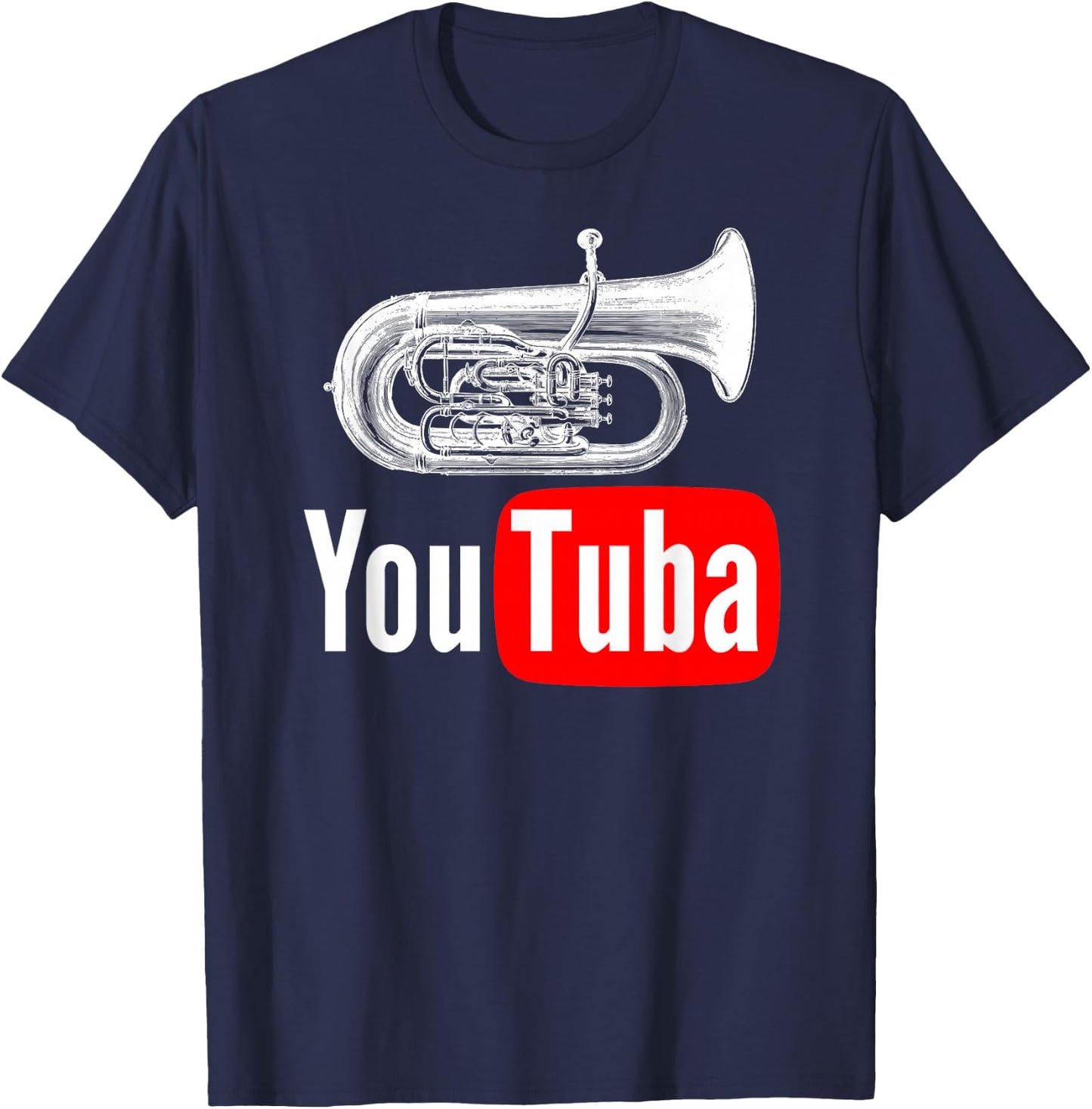 Funny You Tuba Marching Band Small T-Shirt - T-Shirt | Navy