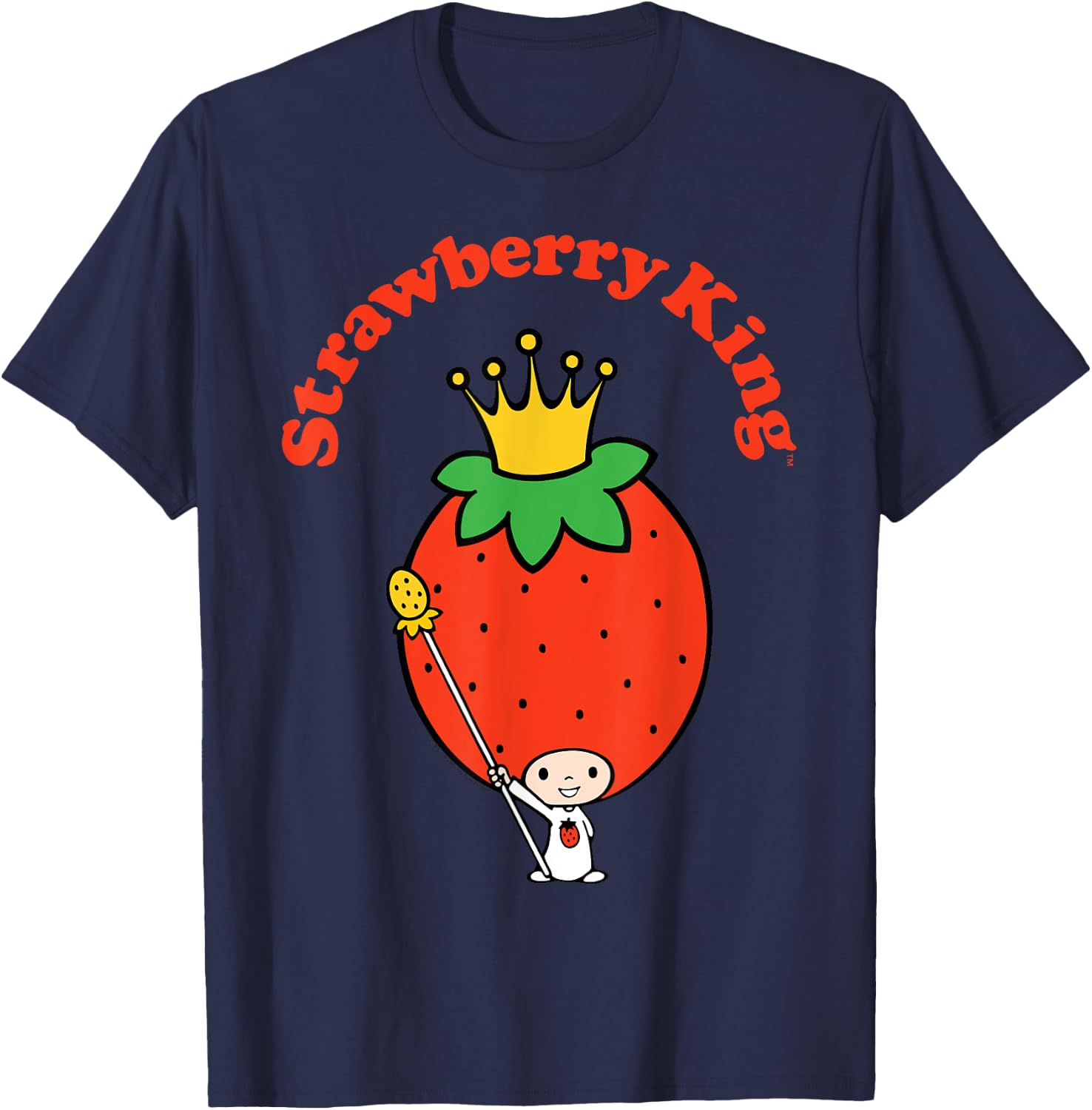 Sanrio Strawberry King Classic Shirt T-Shirt - T-Shirt | Navy