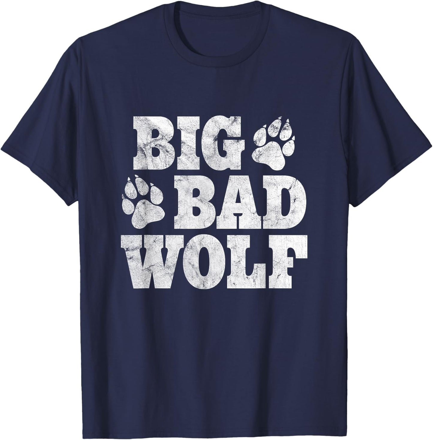Big Bad Wolf Shirt Halloween Costume Outfit Girls Boys Gift T-Shirt - T-Shirt | Navy