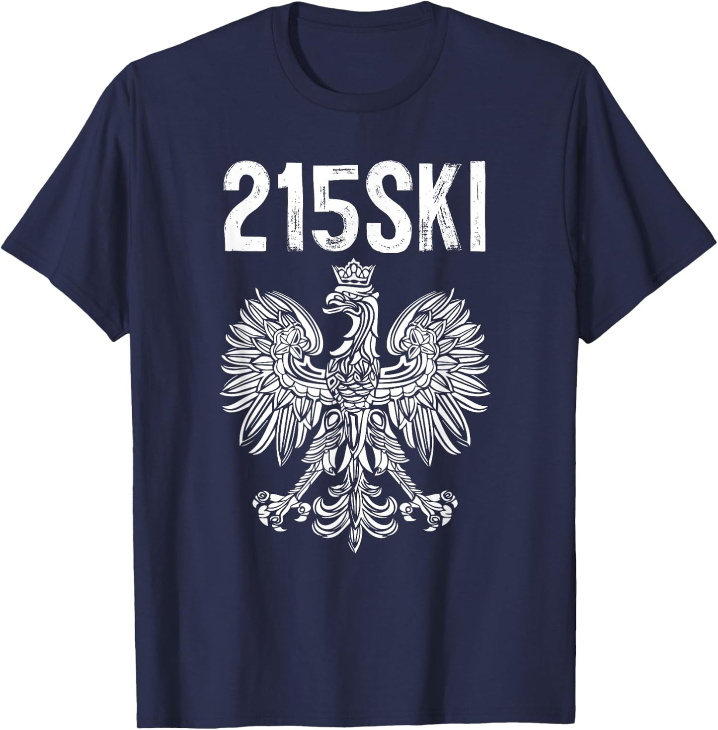 215SKI Philadelphia Polish Pride Dyngus Day T-Shirt - T-Shirt | Navy