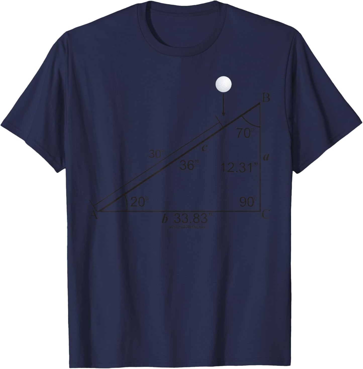 birth.golf.death. Stimpmeter - Golf Course Superintendent T-Shirt - T-Shirt | Navy