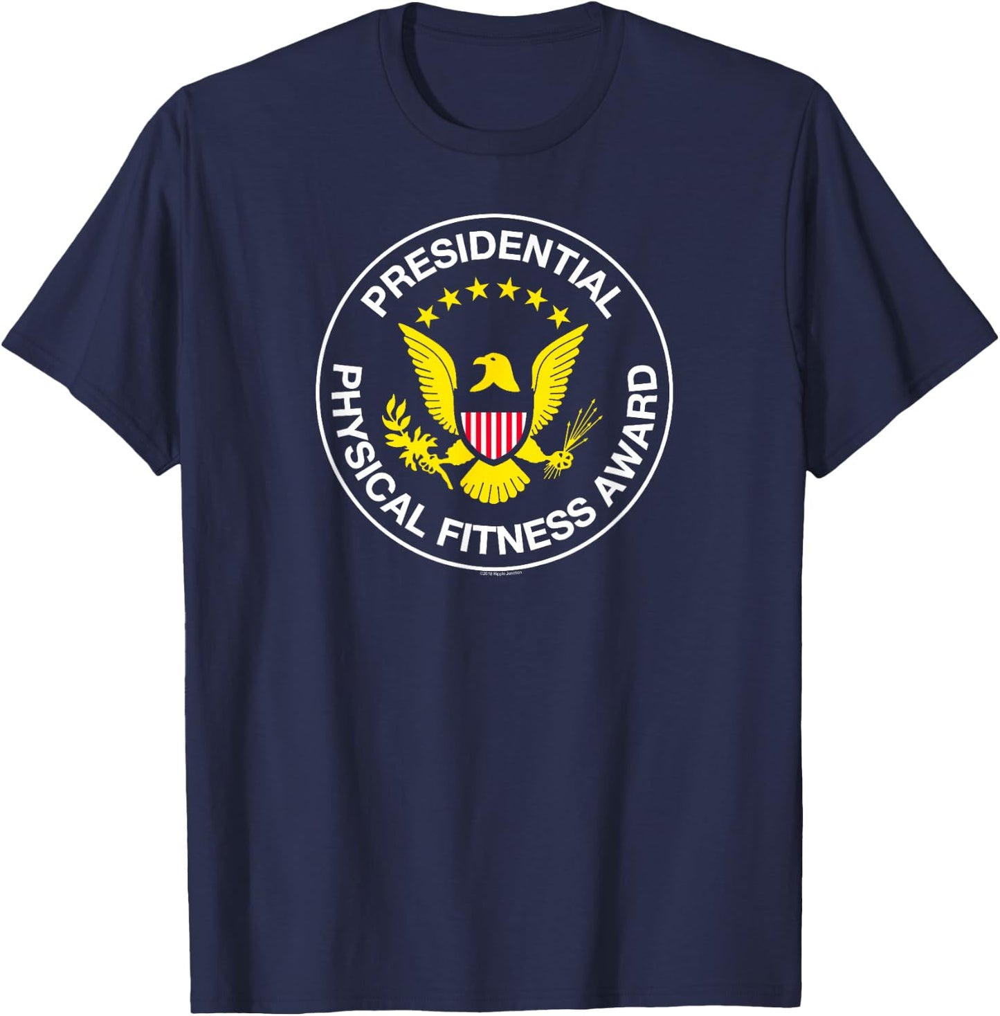 Ripple Junction Presidential Physical Fitness Award T-Shirt - T-Shirt | Navy