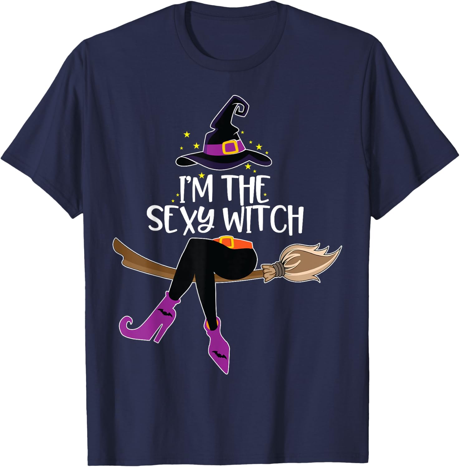 Im the Sexy Witch Shirt Halloween Matching Group Costume T-Shirt - T-Shirt | Navy