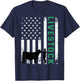 Patriotic Livestock Showmanship Boy and Show Stock Steer T-Shirt - T-Shirt | Navy