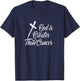 Christian Prize My God Is Greater Than Cancer for Survivor T-Shirt - T-Shirt | Navy
