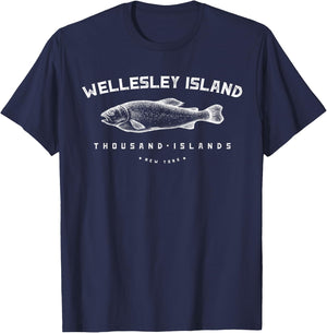 Wellesley Island State Park New York Thousand Islands Gift T-Shirt - T-Shirt | Navy