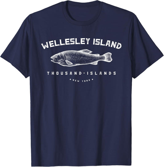 Wellesley Island State Park New York Thousand Islands Gift T-Shirt - T-Shirt | Navy