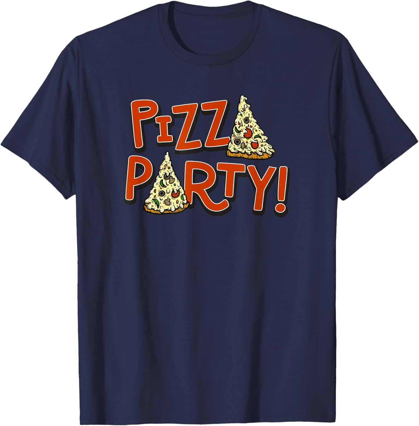 Pizza Party T-Shirt - T-Shirt | Navy