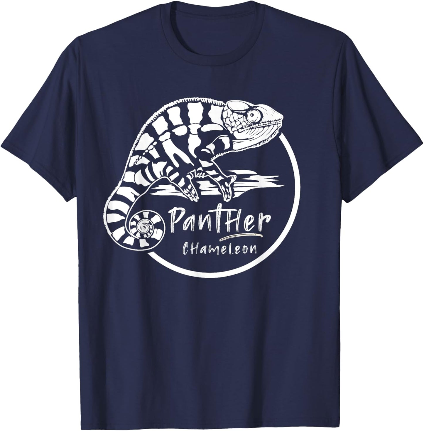 Panther Chameleon Reptile Keepers Lizard T-Shirt - T-Shirt | Navy