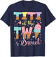 Titi Of The Two Sweet 2Nd Birthday Girl Ice Cream T-Shirt - T-Shirt | Navy