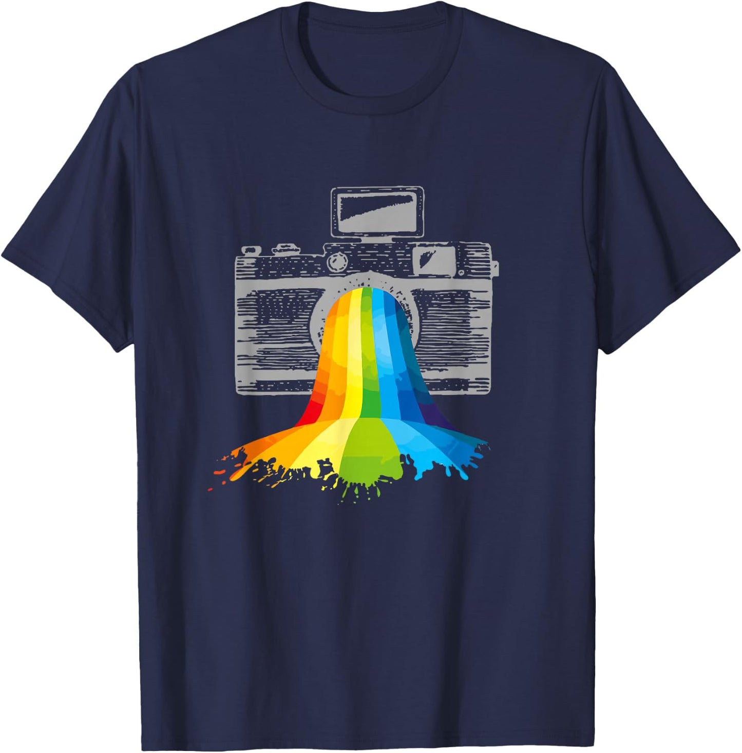 Photography Artist Camera Art Photographer Gift T-Shirt - T-Shirt | Navy