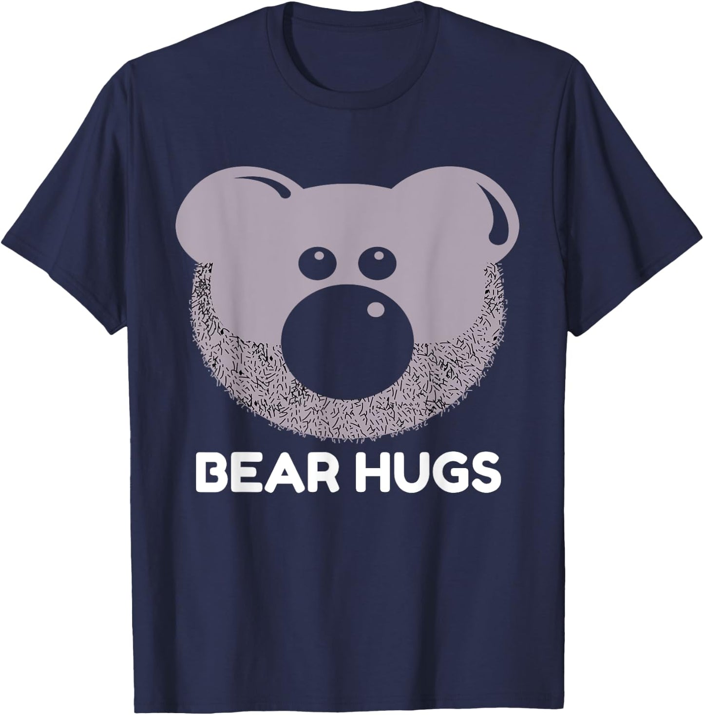 Gay Bear & Cub Woof Gay Pride Bear Hugs Gay Parade T-Shirt - T-Shirt | Navy