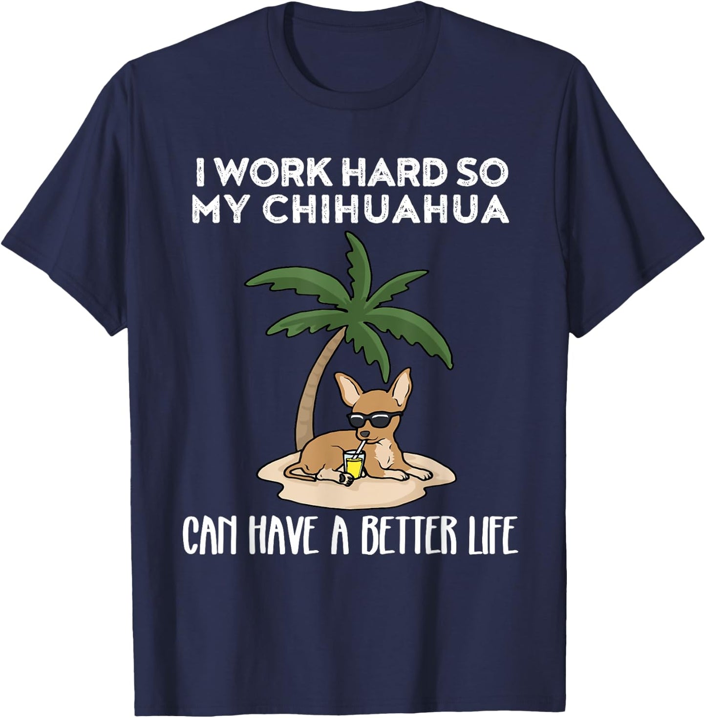 Funny Chihuahua T-Shirt - T-Shirt | Navy