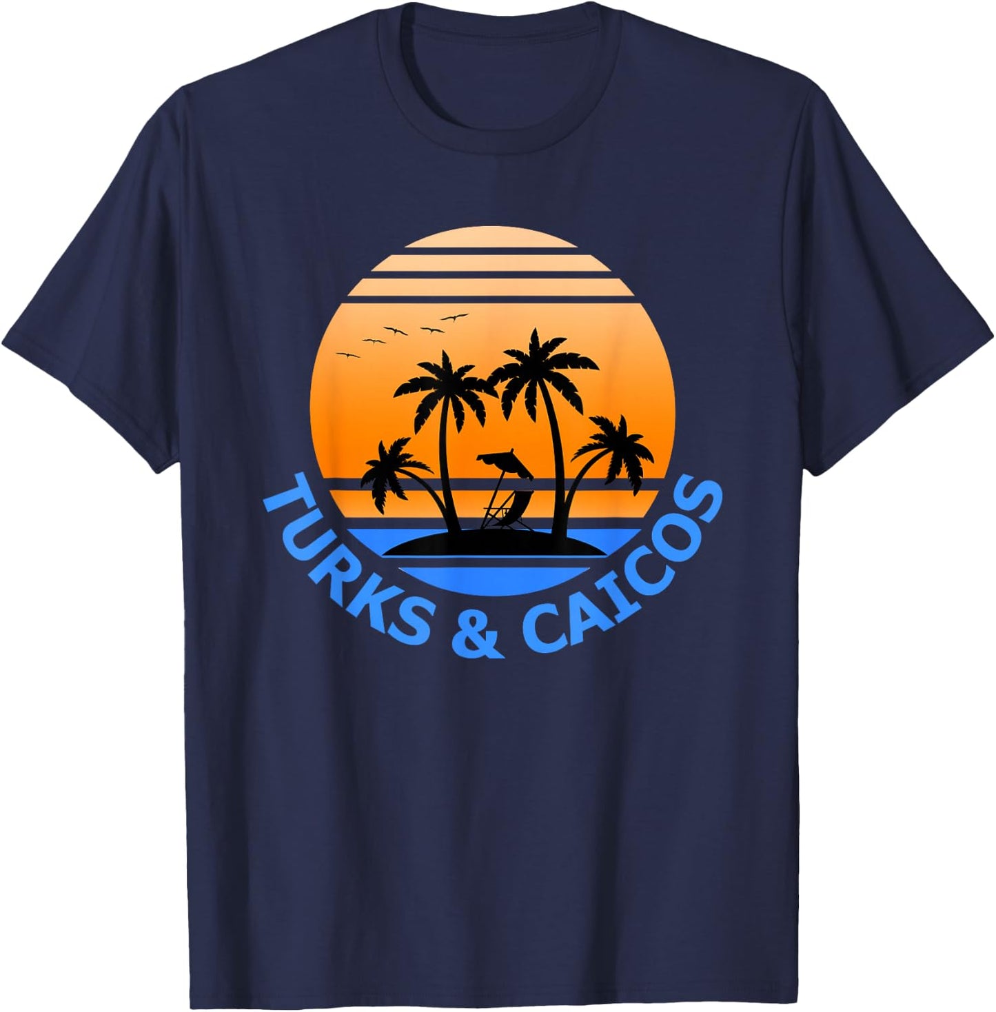 Turks & Caicos Shirt Turks and Caicos Holiday shirt Vacation T-Shirt - T-Shirt | Navy