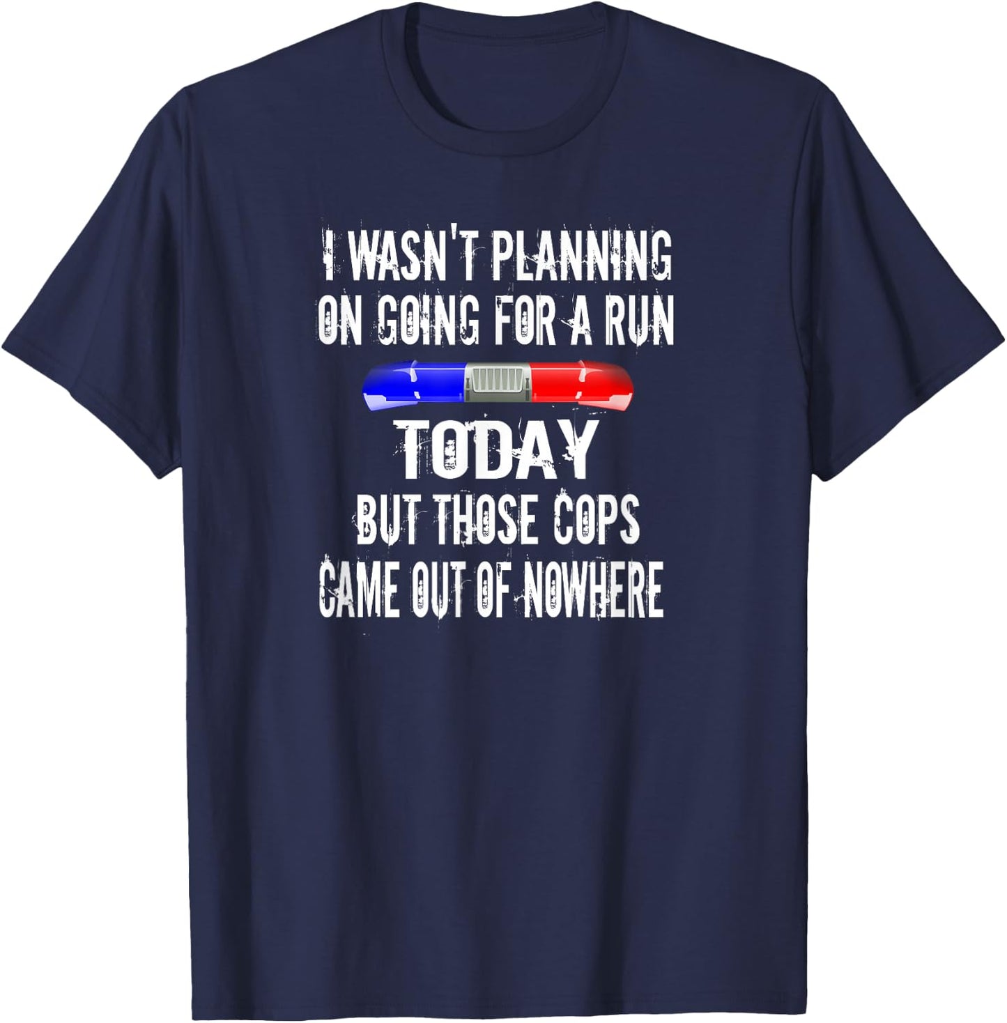 Funny Probation Violation Breaking The Law T-Shirt - T-Shirt | Navy