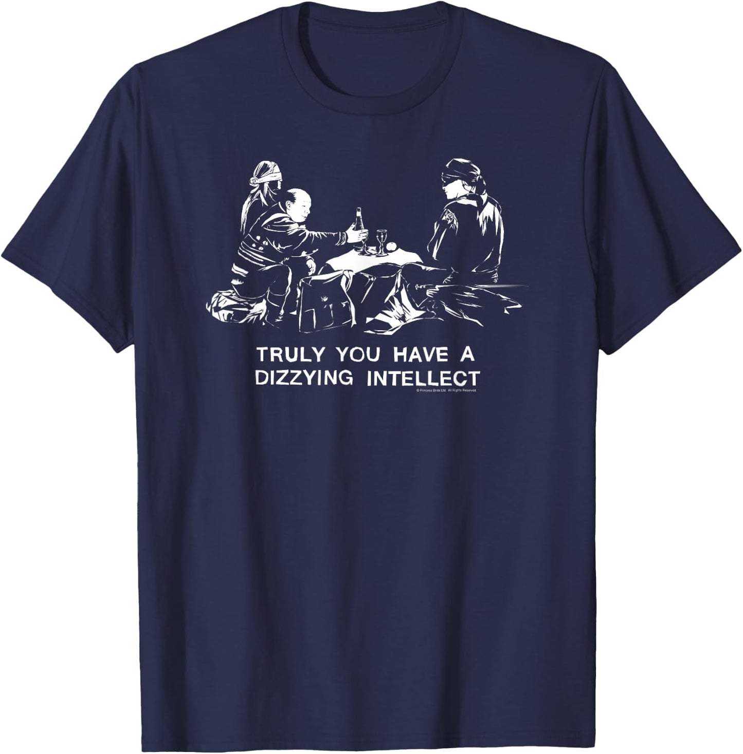 The Princess Bride Dizzying Intellect Small T-Shirt - T-Shirt | Navy