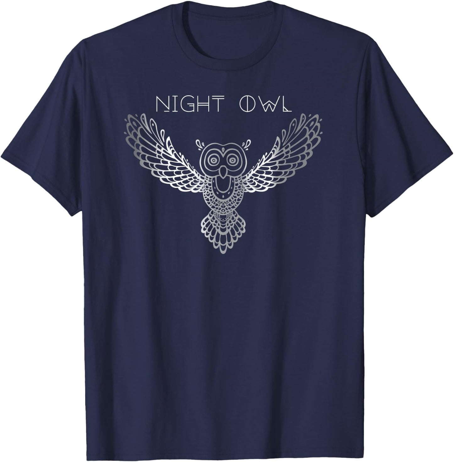 Night Owl Graphic T-Shirt - T-Shirt | Navy