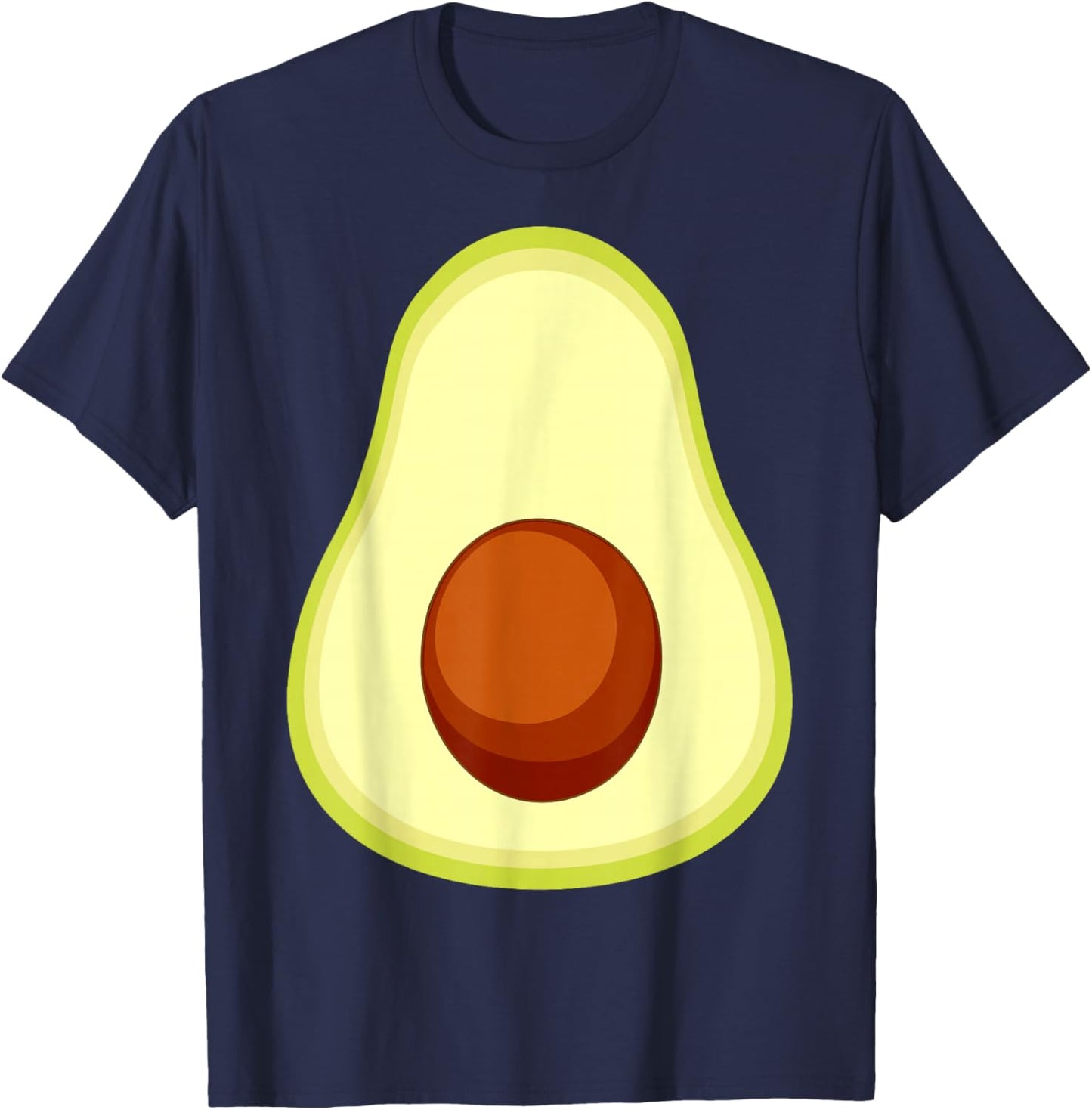 Funny Avocado Costume for Kids and Pregnant Moms Halloween T-Shirt - T-Shirt | Navy