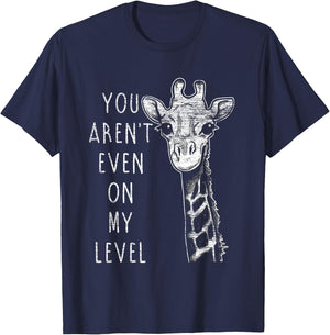 Funny Giraffe T-Shirt - T-Shirt | Navy
